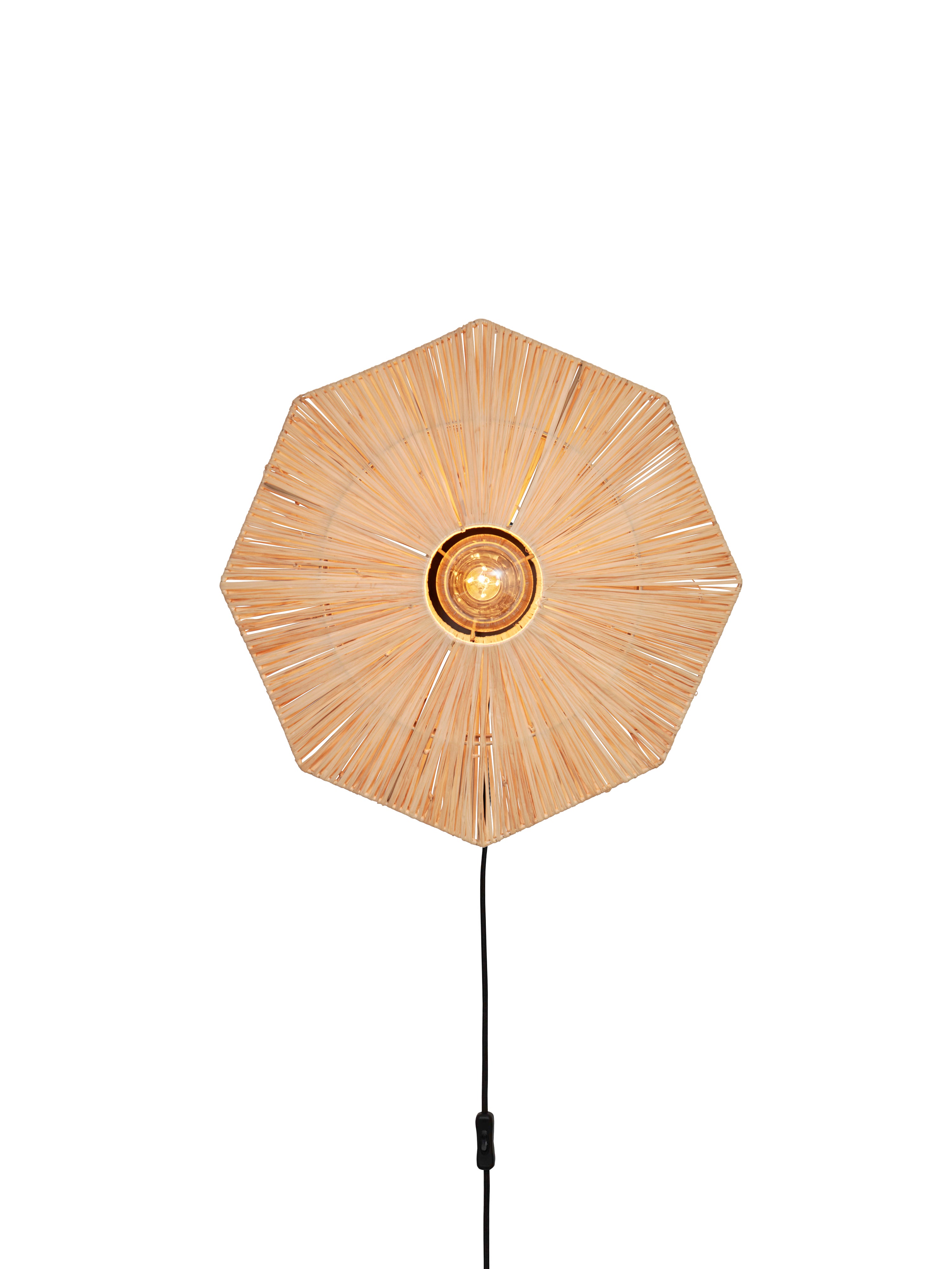 Good&Mojo Wandleuchte Panama dia. 45cm, natur